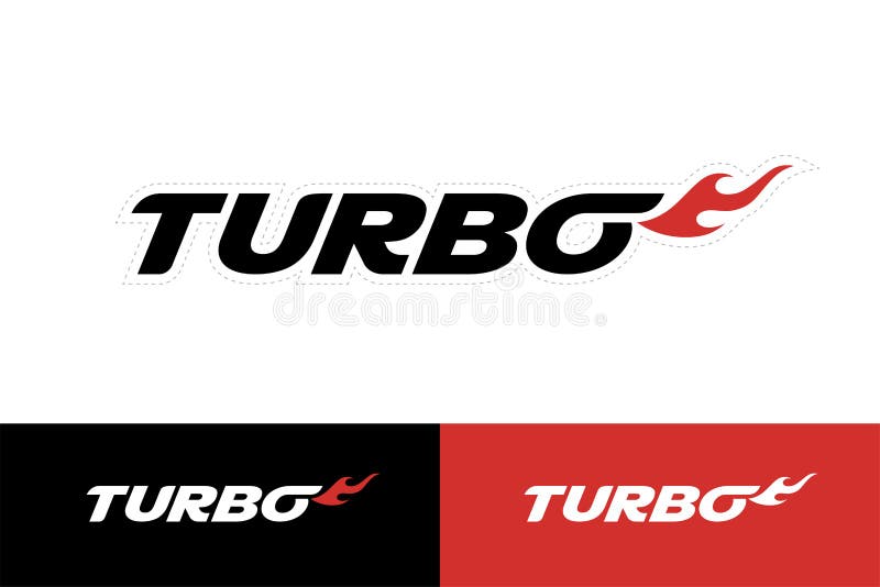 Turbo sticker badge decal