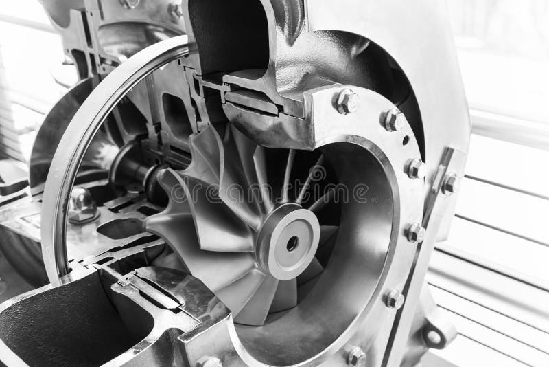 Turbocharger Of Red Engine Stock Photo - Download Image Now - Paint, Engine,  Industry - iStock