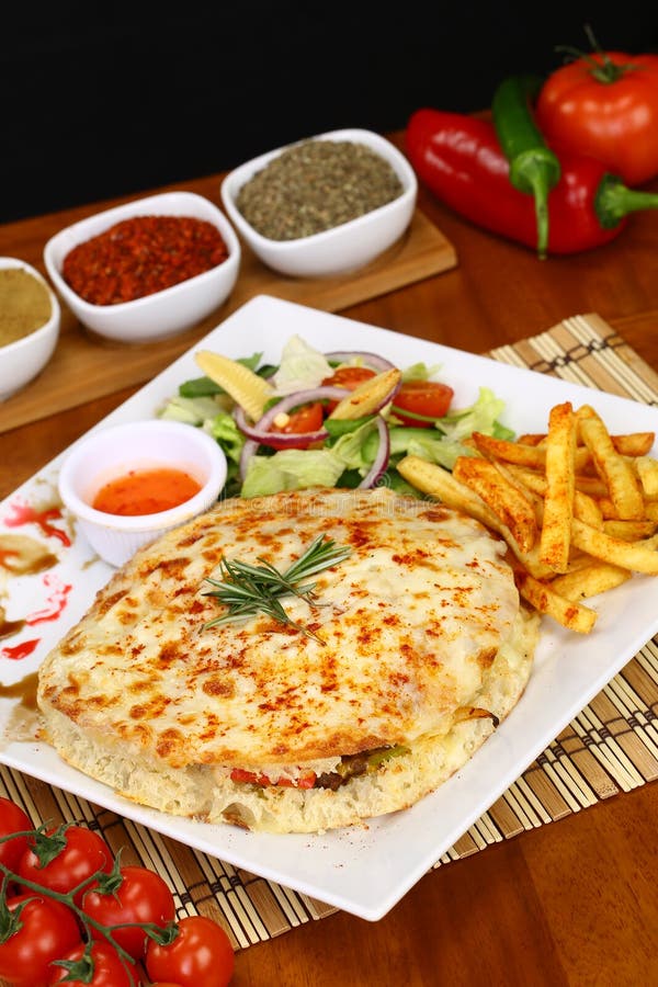 Turc Bazlama Sandwic photo stock Turc Bazlama Sandwic photo stock