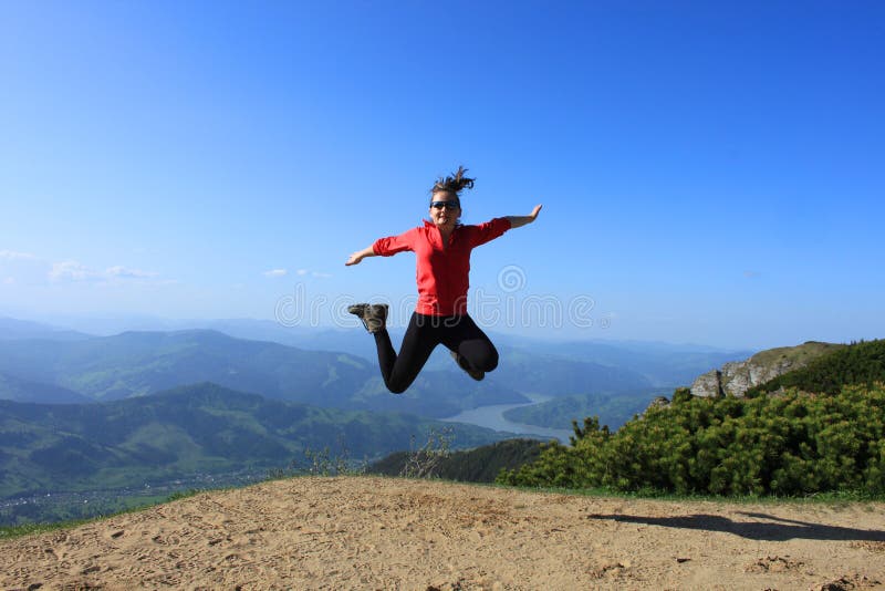 Turista attraente e felice fotografia stock Turista attraente e felice fotografia stock