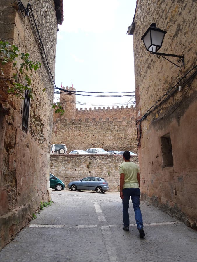 Turista, Siguenza fotografie stock Turista, Siguenza fotografie stock