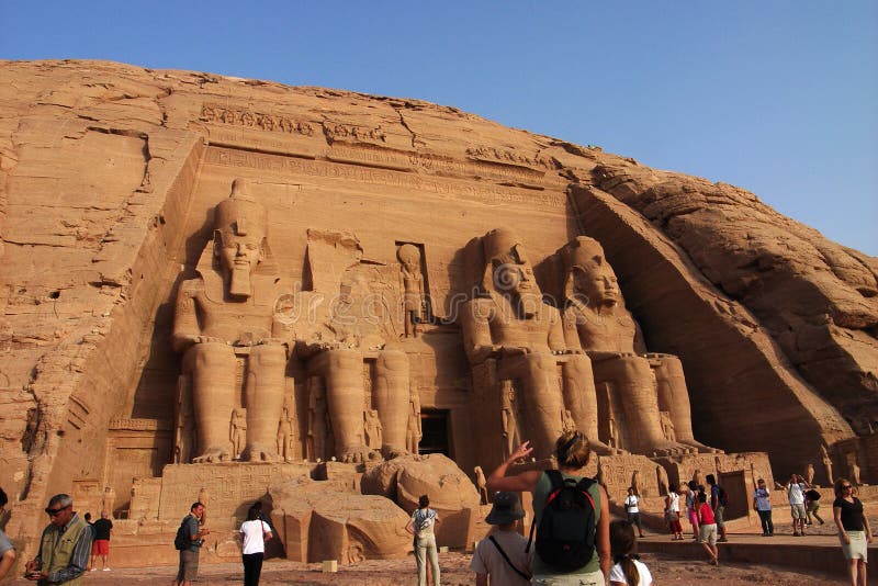 Turistas en Egipto imágenes de archivo libres de regalías