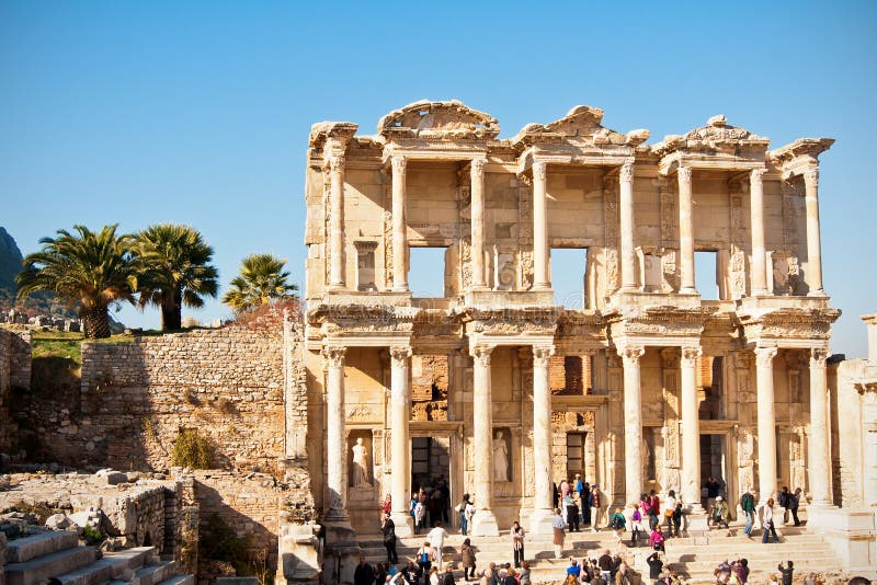 Turistas en Ephesus