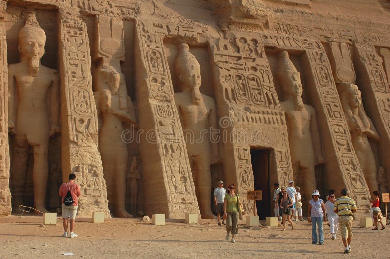 Turisti nell'Egitto