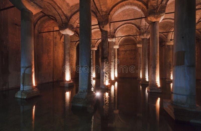 Turkey, Istanbul, the Basilica Cistern stock image