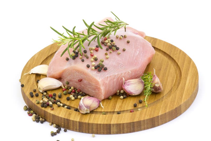 Turkey Meat with Various Herbs and Spices Stock Image Image of thyme