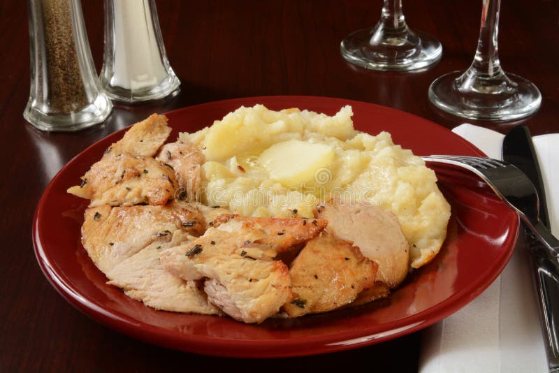 Turkey and potatoes stock photo. Image of meal, supper - 47606622