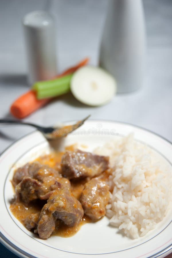 Turkey stew with rice