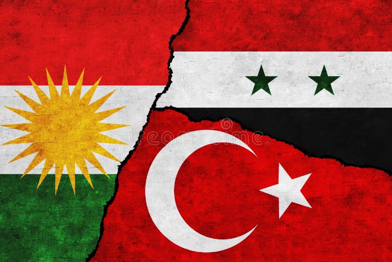 Turkey, Syria and Kurdistan Stock Illustration Illustration of