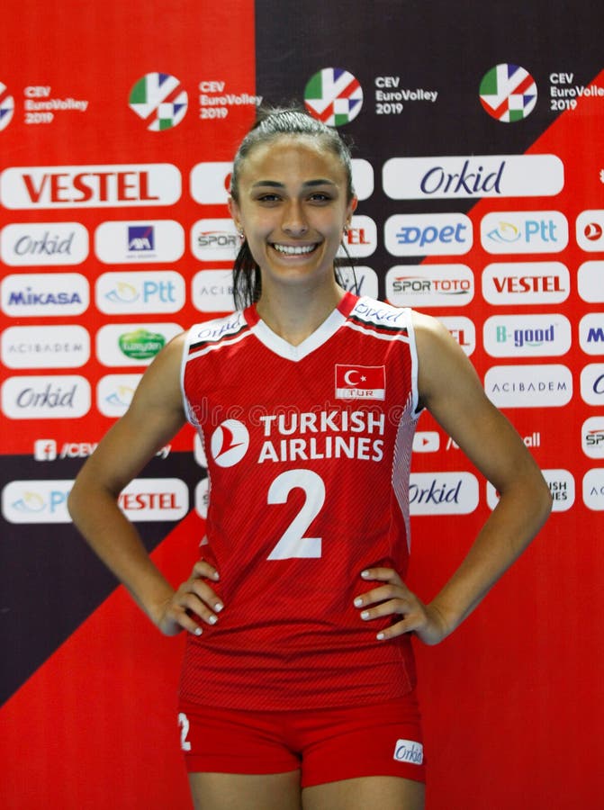 26 08 2021 Istanbul Turkey Turkey Volleyball Women S National Team Simge Sebnem Akoz Editorial