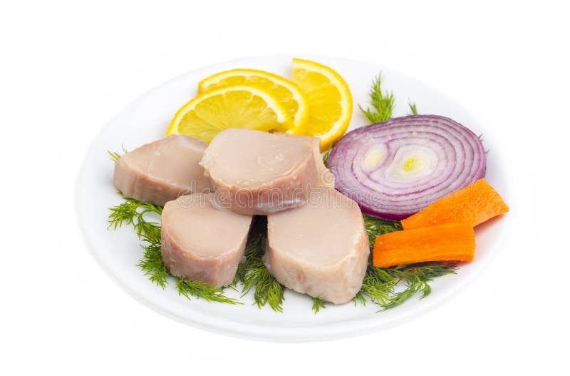 Turkish Appetizer Pickled Tunny Fish with Olive Oil Turkish Name