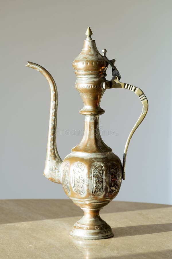 Turkish/Arabic Coffee Pot stock photo. Image of isolated 60391386
