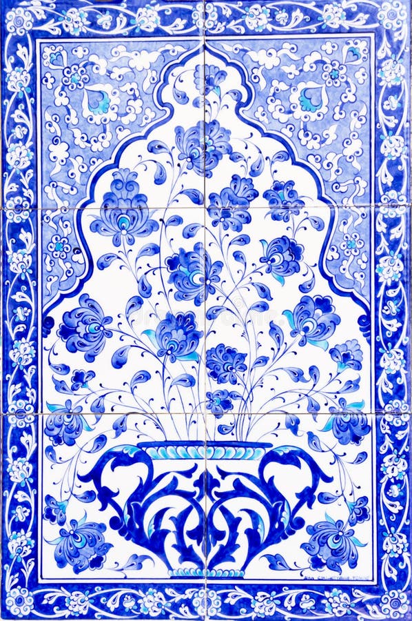 Turkish Artistic Wall Tile Stock Image Image Of Flower 47925777