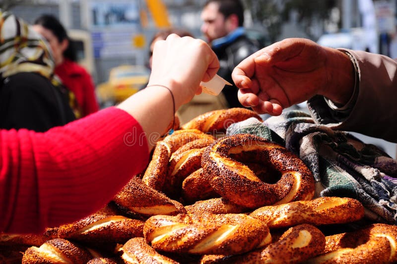 Turkish bagel royalty free stock photos