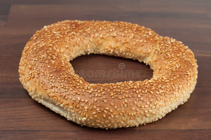 Turkish bagel. royalty free stock photography