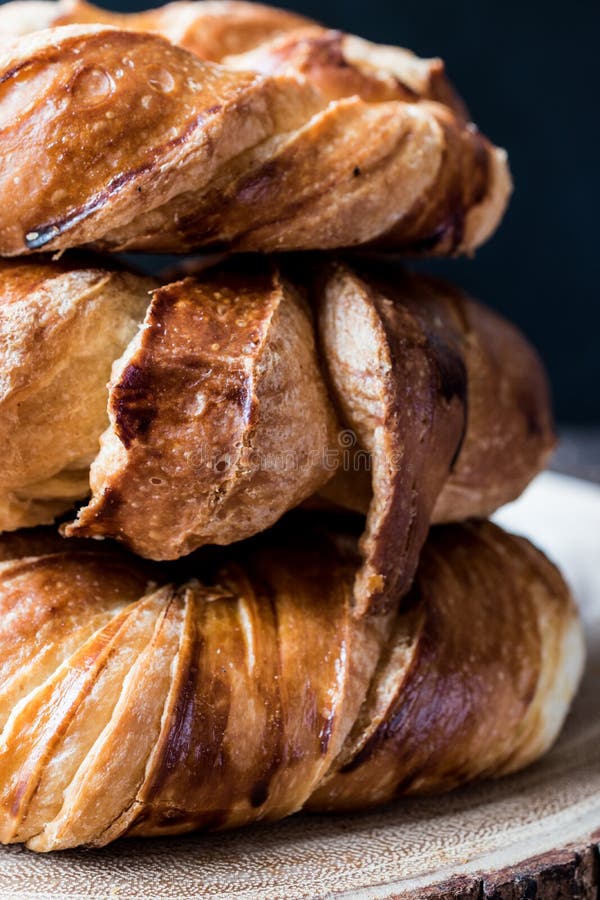 Turkish Bagel Acma / Croissant royalty free stock image