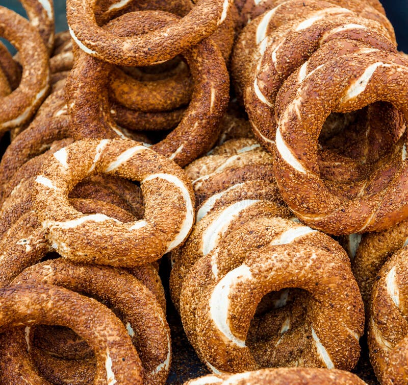 Turkish bagel stock image