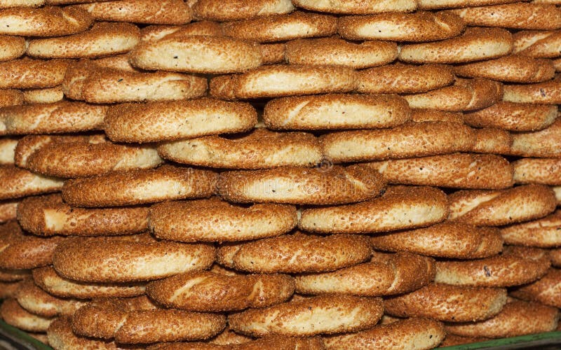 Turkish Bagel bread Simit photo royalty free stock photo