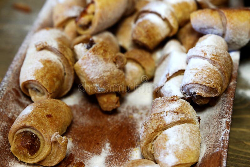 Turkish Bakery, Pastry Products. Assorted Turkish Pastry Products Stock