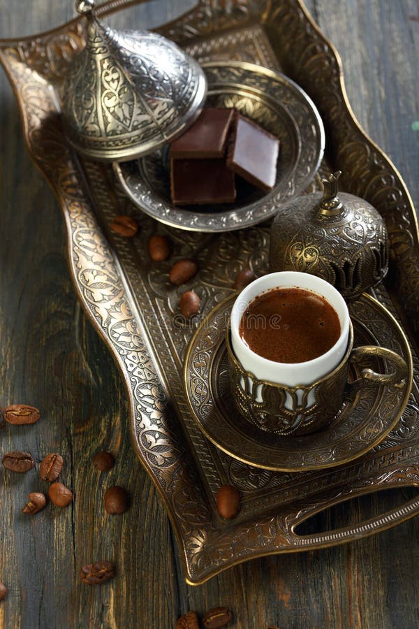 Turkish coffee pot stock photo. Image of dark, espresso 8089274