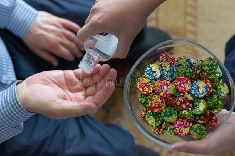 Turkish culture of religious holidays aka eid al-fitr or adha concept photo.