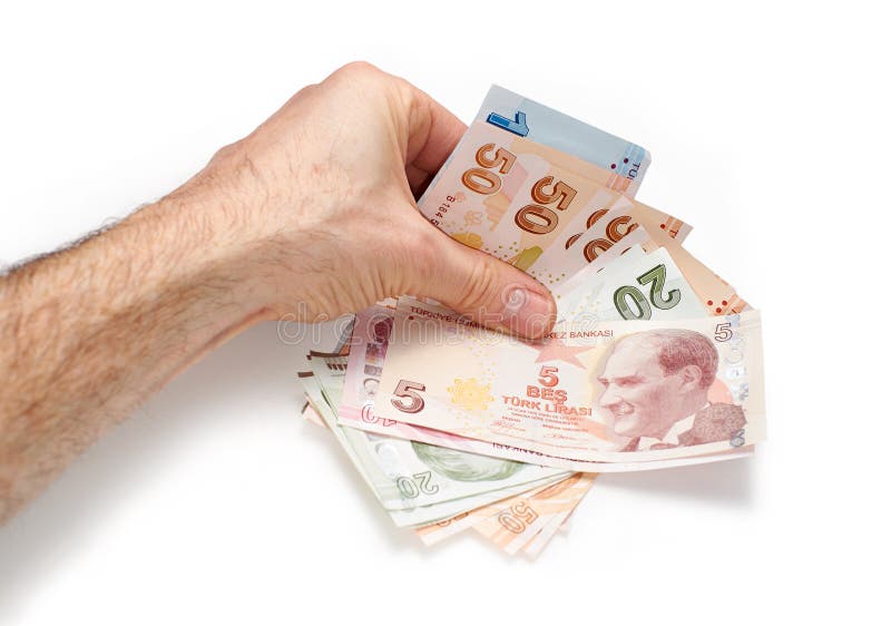 Turkish Currency stock image. Image of bank, closeup 37537227