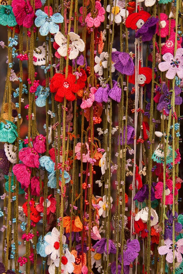 Turkish knitted jewelery