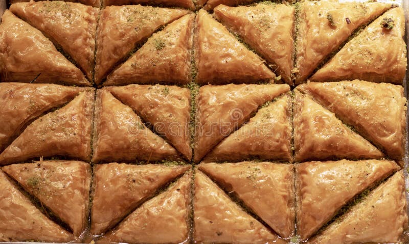 Turkish Local Sweets. Turkey is Produced in Gaziantep Stock Image ...