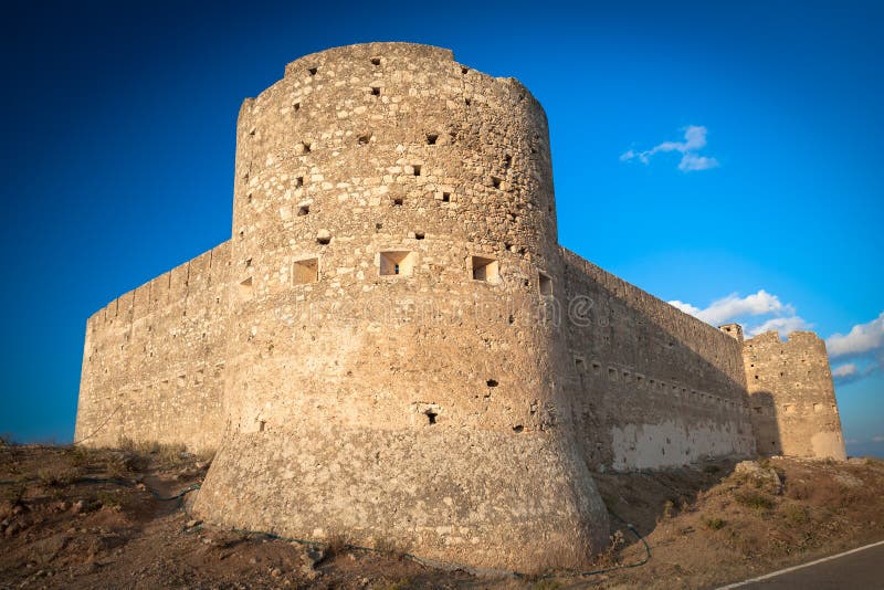 Turkish medieval fortess of Aptera