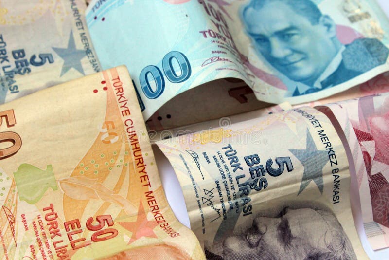 Turkish money and coins stock image. Image of expense 99694651