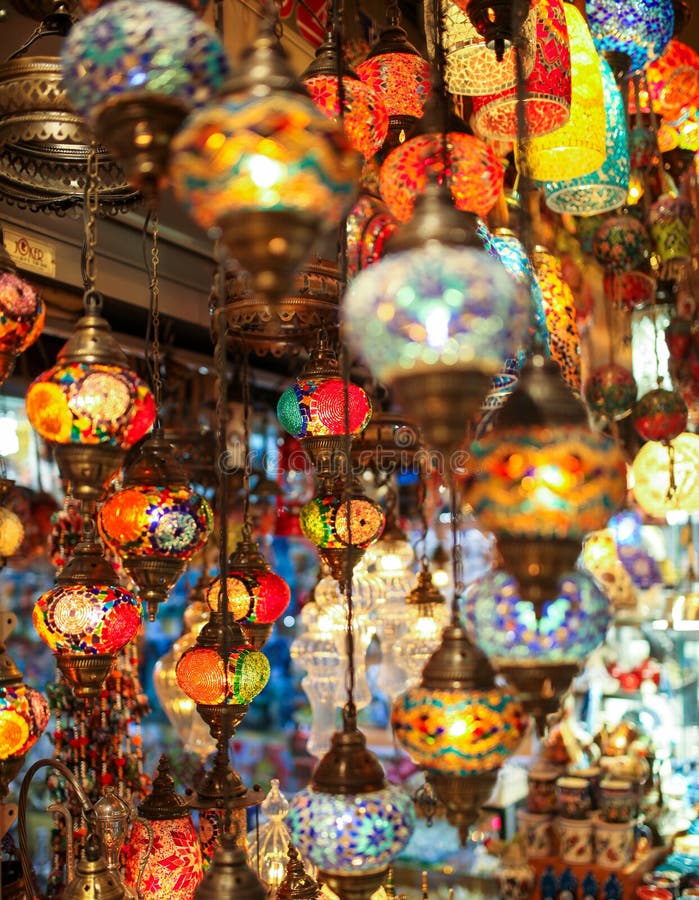 Turkish multicolor lamps