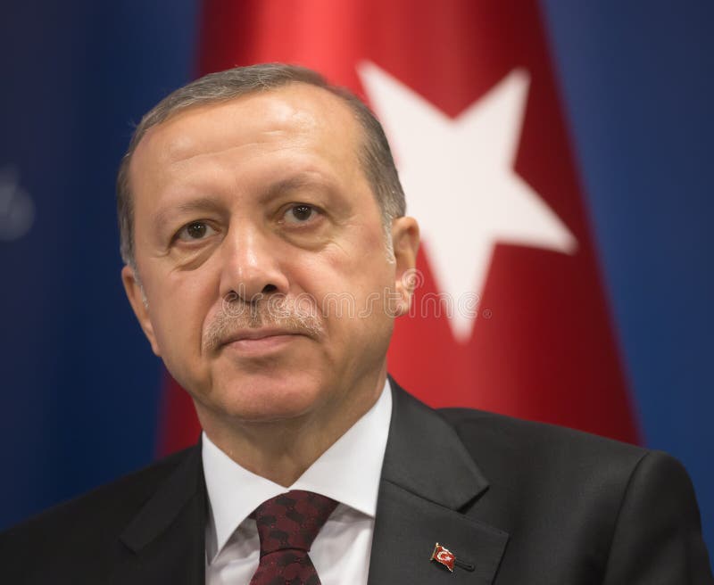Turkish President Recep Tayyip Erdogan Editorial Photography Image of