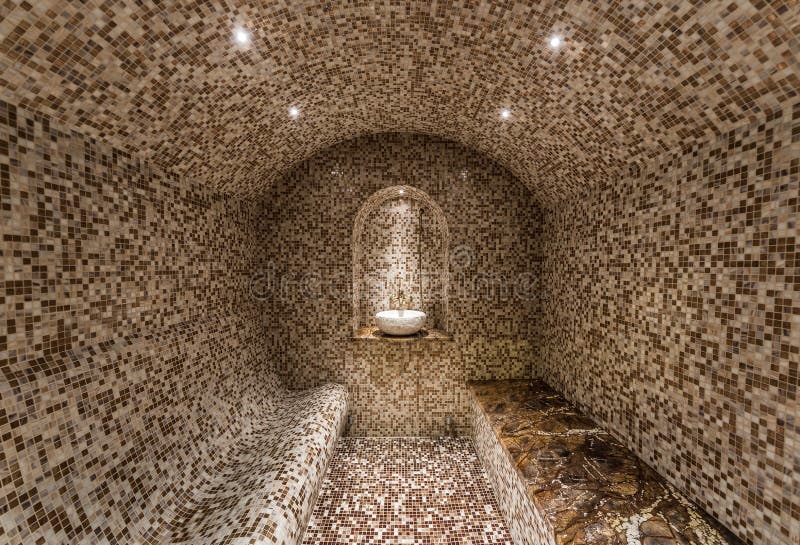 Turkish steam bath stock photo. Image of reflection, contemporary