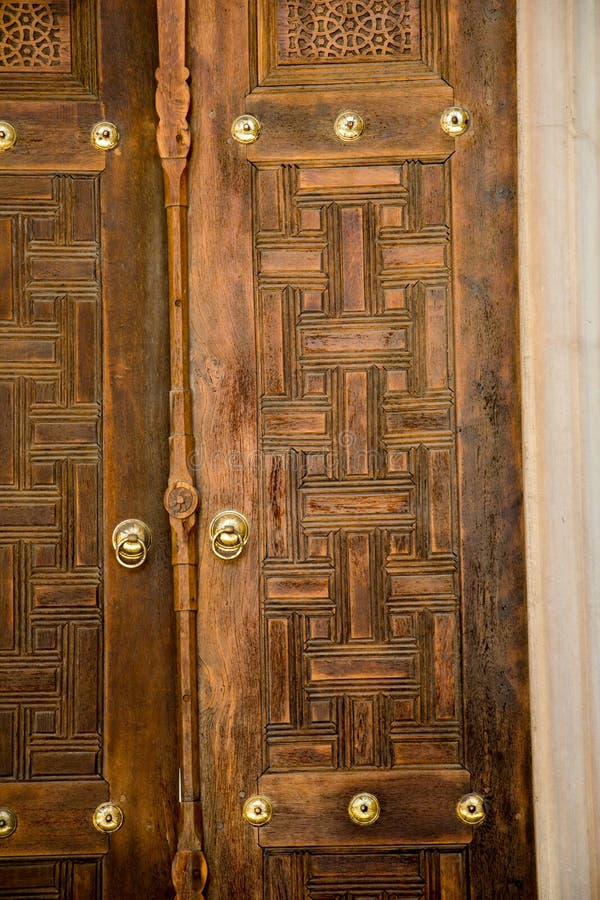Turkish Traditional Door Architecture Stock Photo - Image of tile