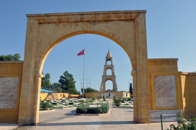 Turkish War Cemetery, Gelibolu / Gallipoli, Turkey royalty free stock photos Turkish War Cemetery, Gelibolu / Gallipoli, Turkey royalty free stock photos