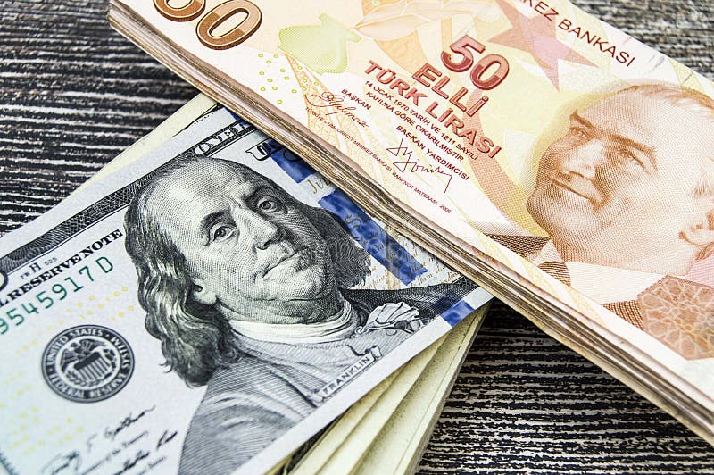 100 Turkish Lira and 100 American dollars,,,. 100 Turkish Lira and 100 American dollars,,,