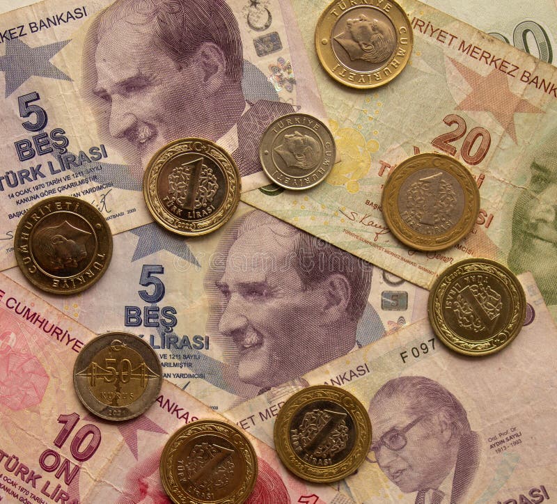 Turks geld chartaal geld bankbiljetten en munten ataturier