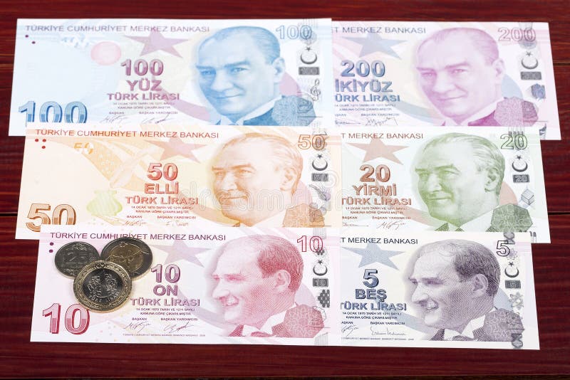 Turkse euromunten en - bankbiljetten