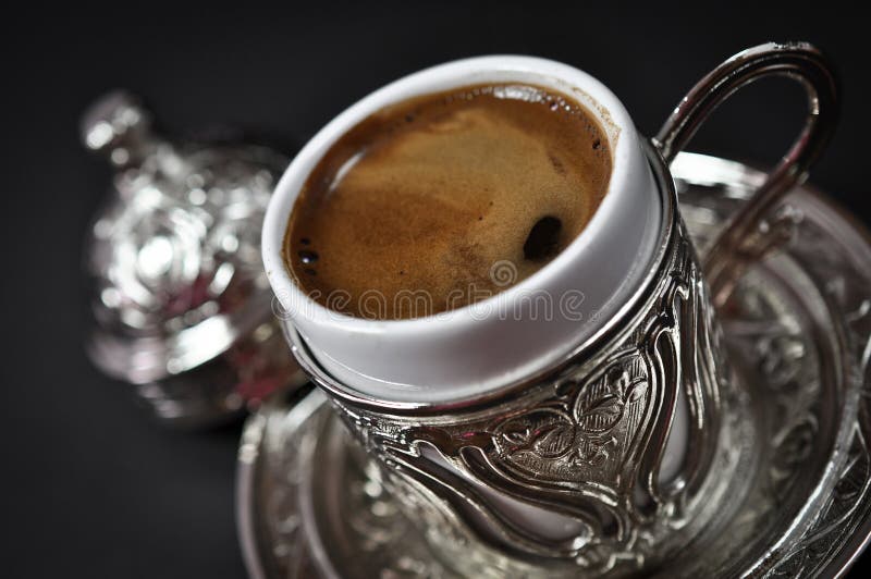 Turkse koffie royalty-vrije stock afbeeldingen Turkse koffie royalty-vrije stock afbeeldingen