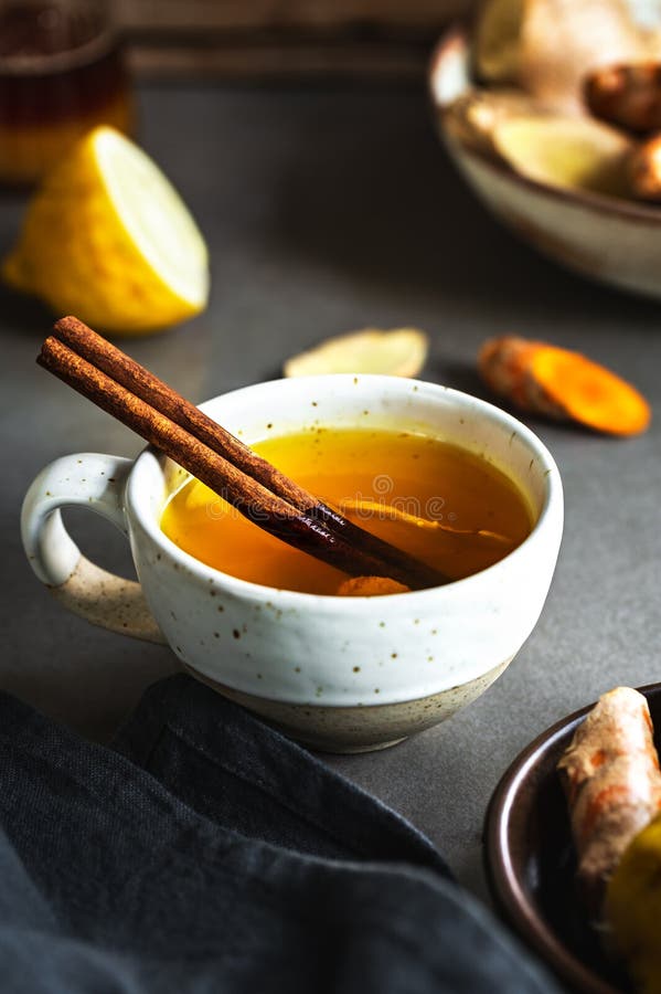 Turmeric with Ginger and CinnamonTea Stock Photo Image of beverage