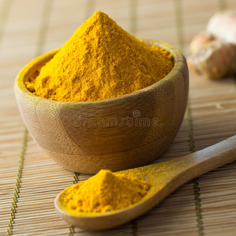 Turmeric powder royalty free stock photos