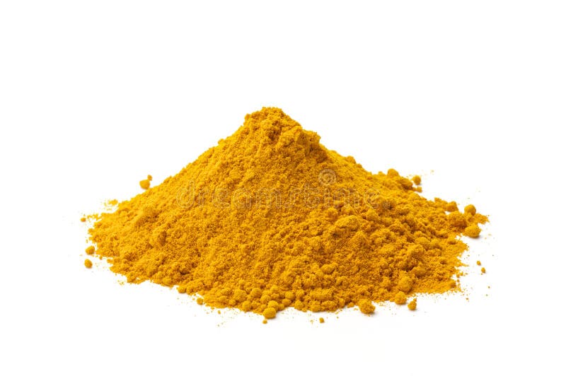 Turmeric σκόνη στοκ φωτογραφία