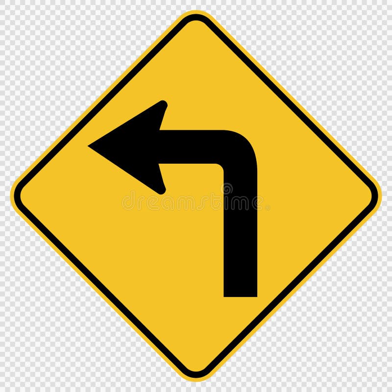 Biển báo rẽ trái trong suốt là một trong những biển báo quan trọng để làm chủ mọi tình huống giao thông trên đường. Hãy xem hình ảnh liên quan để hiểu rõ giá trị của biển báo này nhé!