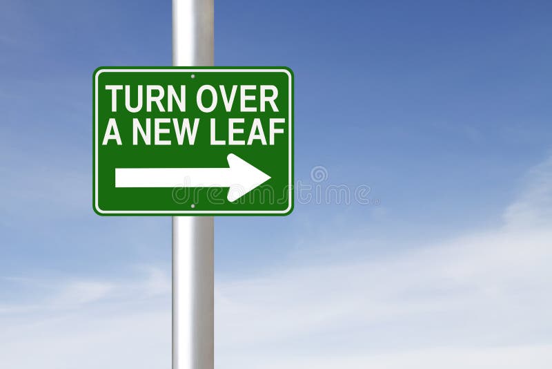 Turn Over A New Leaf stock photo. Image of renewal ...