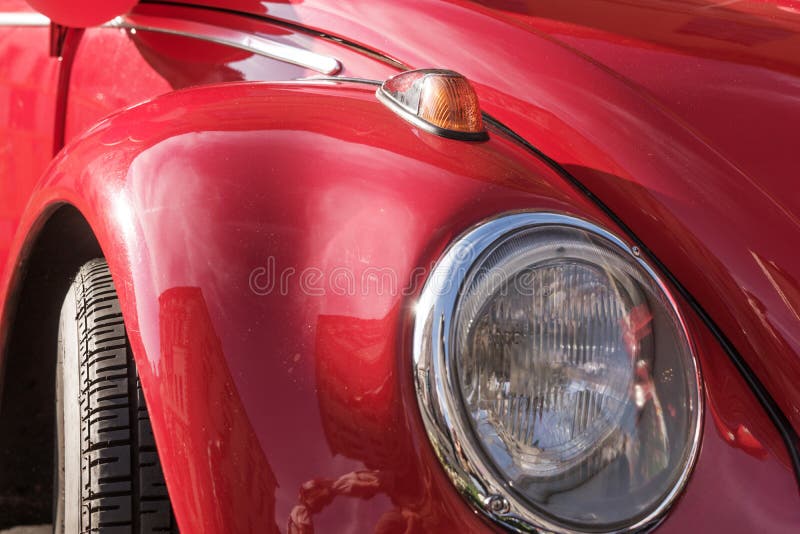 Turn Signals and Headlights. Front View of Car Stock Image Image of