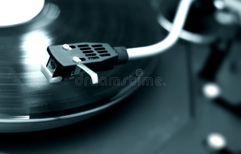 turntable тона 2 син стоковая фотография rf turntable тона 2 син стоковая фотография rf