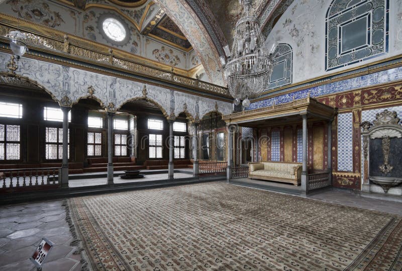 Turkey, Istanbul, Topkapi Palace, the Imperial Hall (16th century). Turkey, Istanbul, Topkapi Palace, the Imperial Hall (16th century)