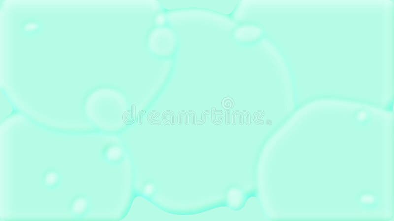 Turquoise Blue Circular Shapes in Fluid Background. Pastel blue circular shapes flowing and fluid bubble motion. Perfect for summer sales, beach backgrounds