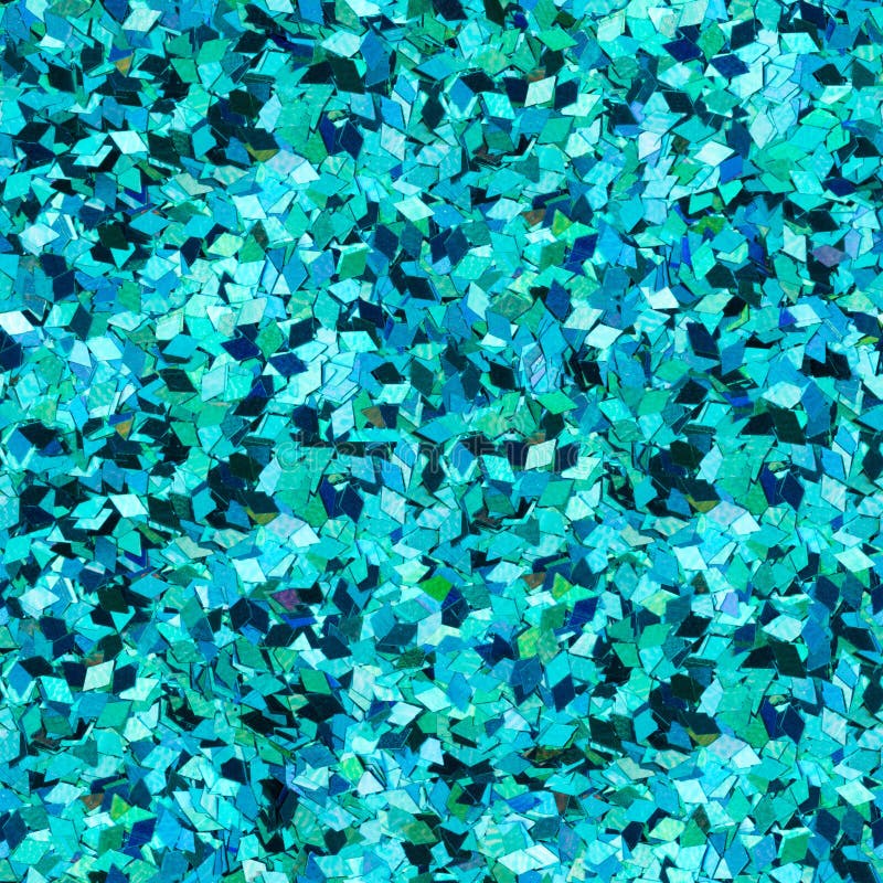 Turquoise, Glitter, Sparkle Confetti Texture. Christmas Abstract