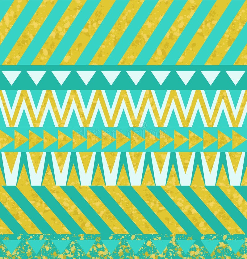 Turquoise and Gold Background Stock Illustration Illustration of fabric, scrap 64462692